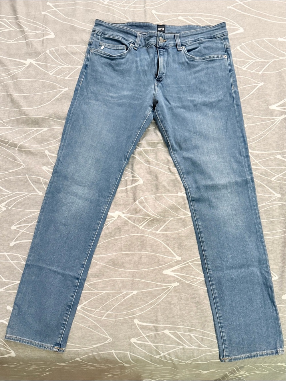 Boss Slim Light Blue Men's Jeans